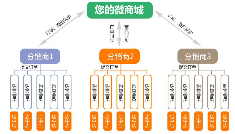 分銷結構圖
